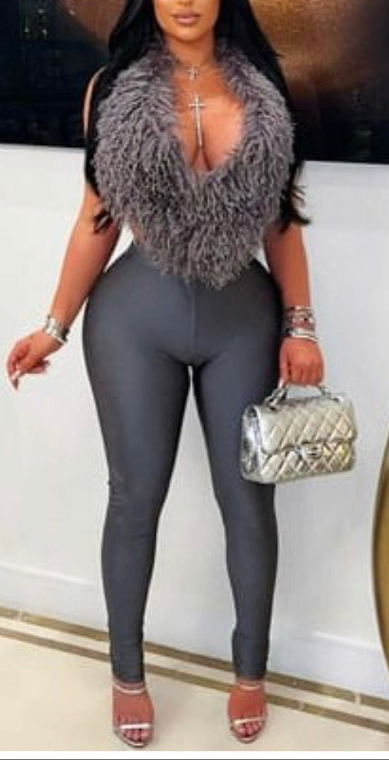 Ashley Fur Neck 2 piece set